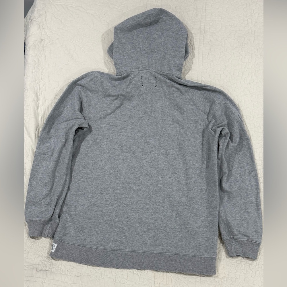 Reigning Champ Mens Heather Gray Pullover Hoodie Size L - Picture 2 of 6
